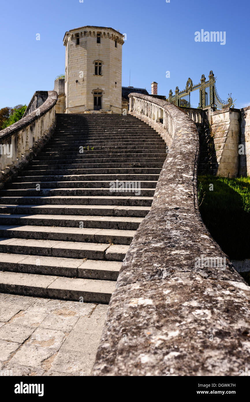 Château de Saint-Aignan, Saint Aignan sur Cher, Loir et Cher, Centre, France Banque D'Images