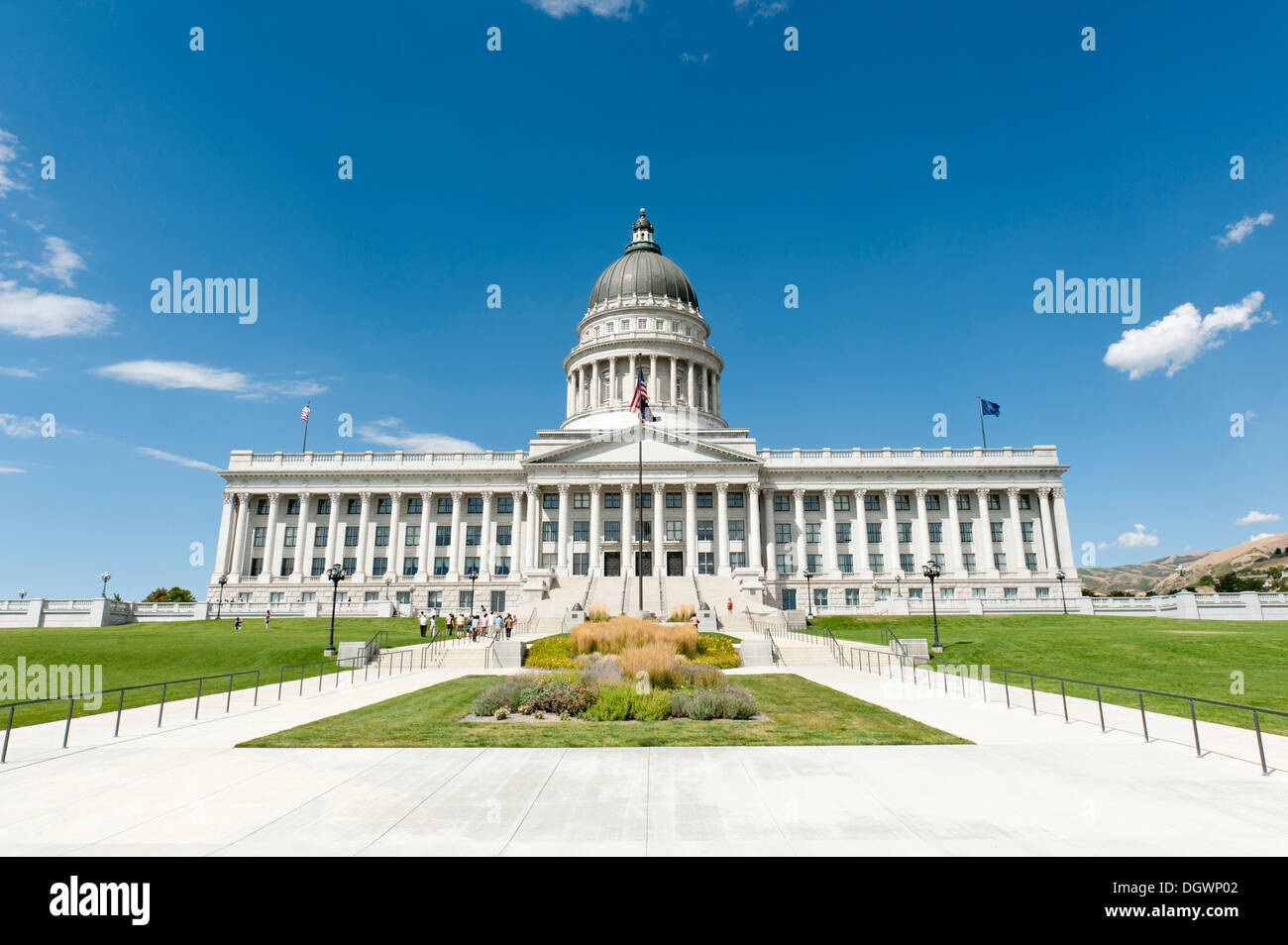 Capitol, Cour suprême et le Parlement, la colline du Capitole, Salt Lake City, Utah, United States de l'Ouest, USA, United States of America Banque D'Images