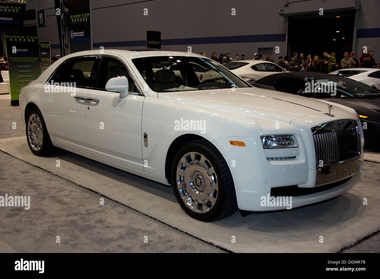 Rolls-Royce Ghost.L'auto de Chicago 2013 Banque D'Images