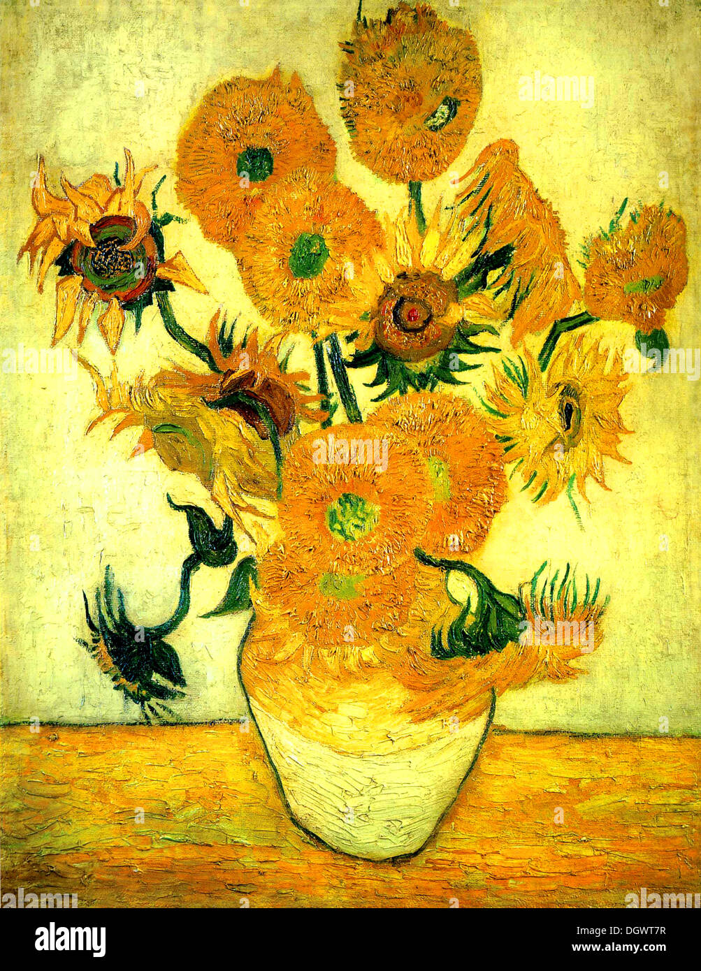 Les tournesols de Vincent van Gogh, 1889 Banque D'Images