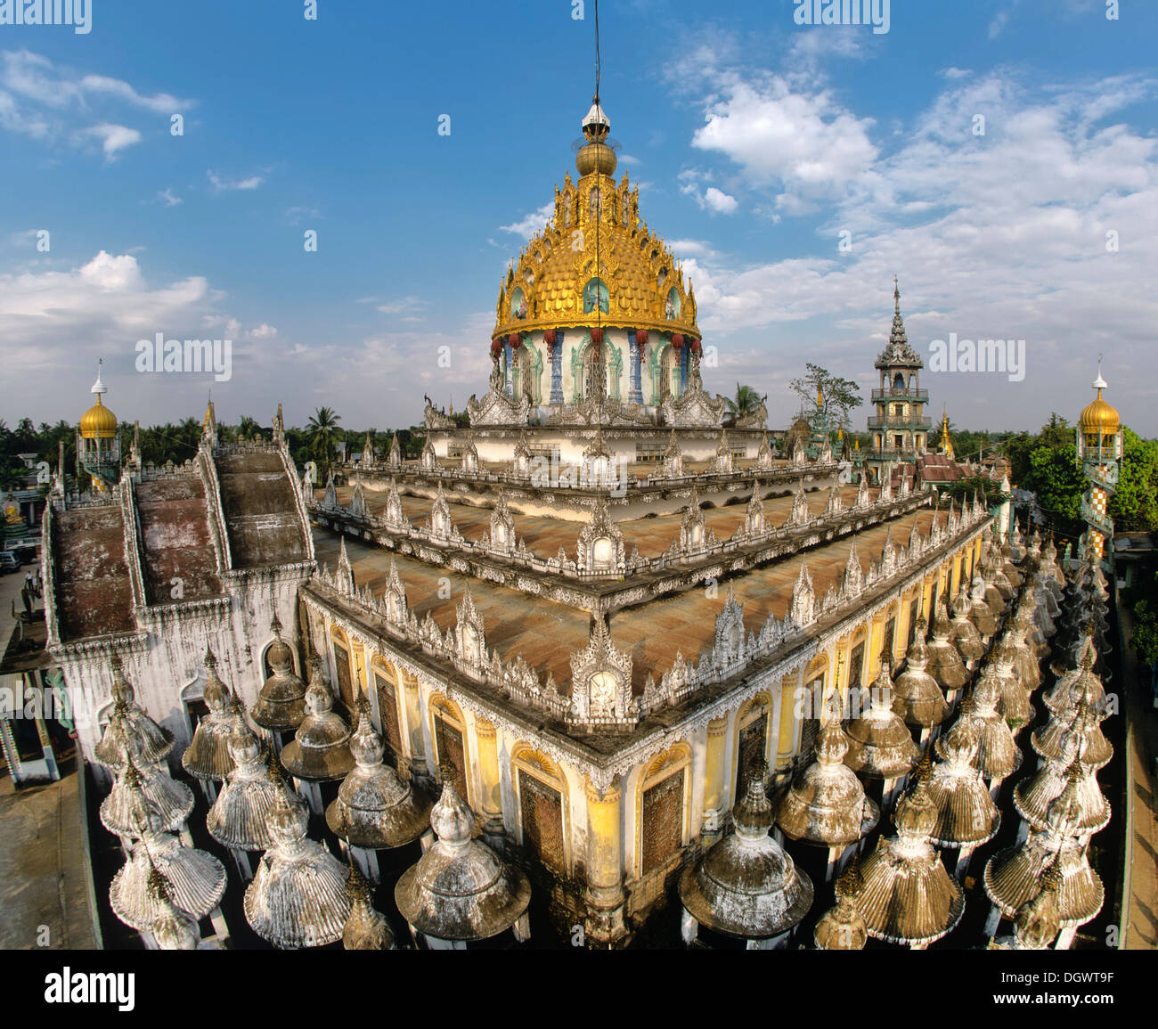 Ah Lain Nga Sint ou Pagode Maha dire Wingaba, le Bouddhisme Mahayana, Rangun, région de Yangon, Myanmar, Birmanie Banque D'Images