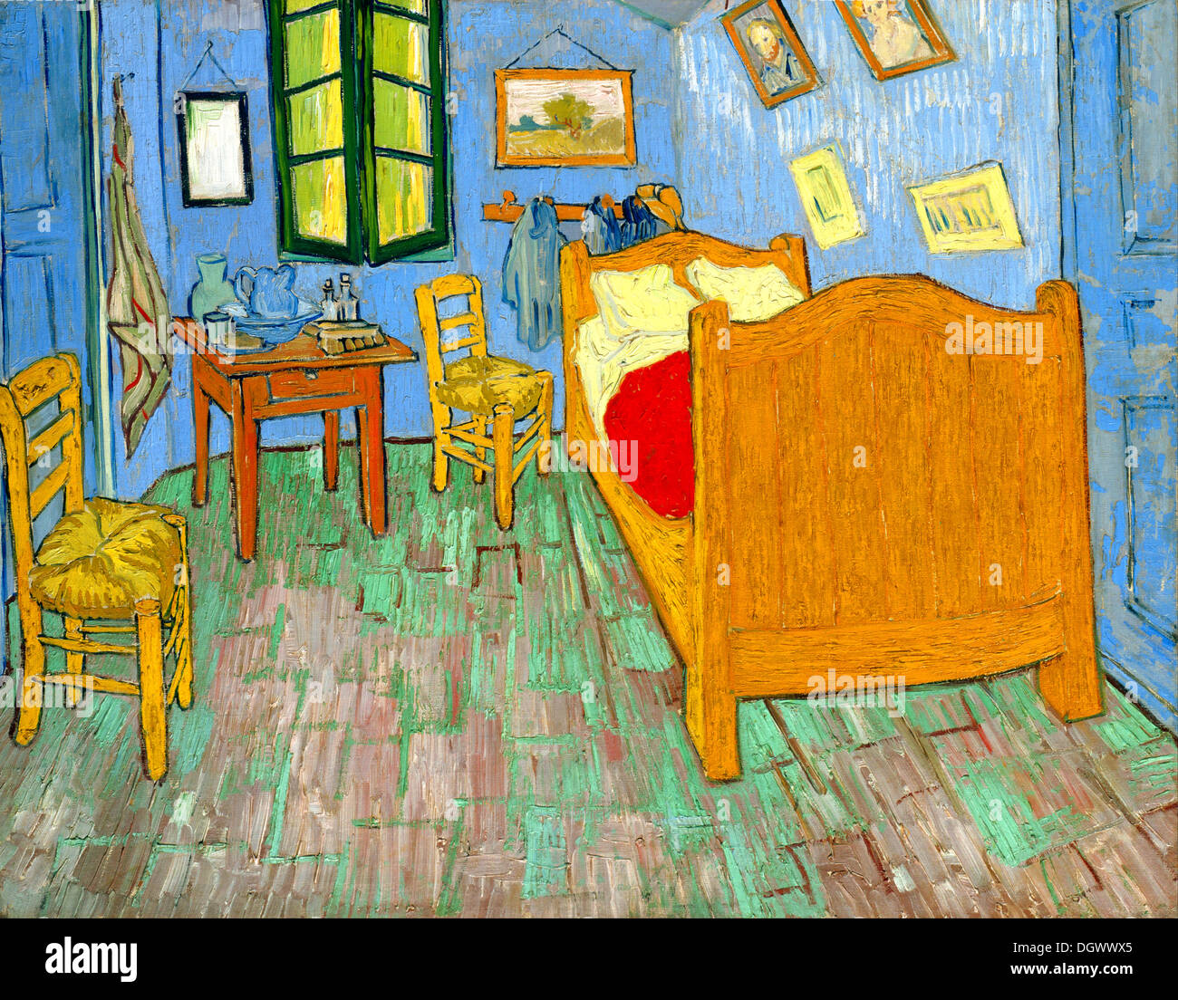 Chambre à Arles de Vincent van Gogh 1889 Banque D'Images