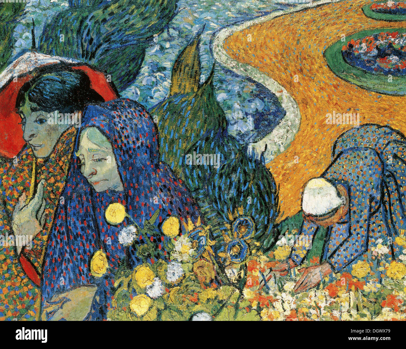 De mémoire le jardin à Etten par Vincent van Gogh 1888 Banque D'Images