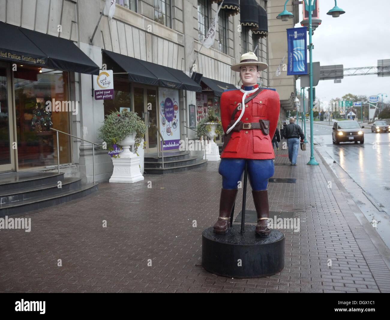 La police montée canadienne statue Banque D'Images