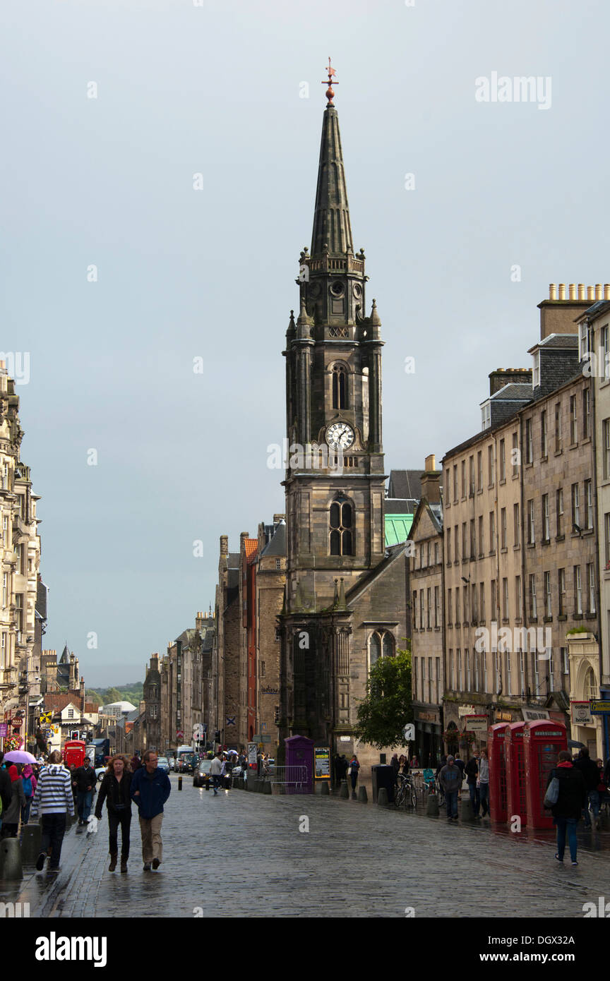 Tron Kirk église, Royal Mile, Édimbourg, Écosse, Royaume-Uni Banque D'Images