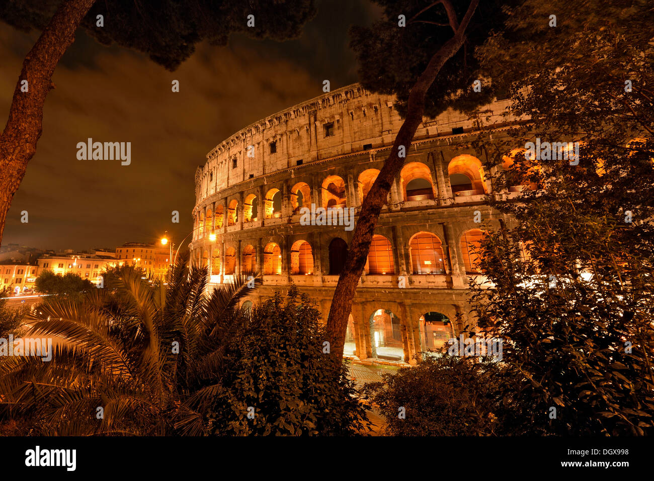 L'ancienne Rome, situé entre le Mont Palatin et le Capitole de la ville de Rome, Italie Banque D'Images