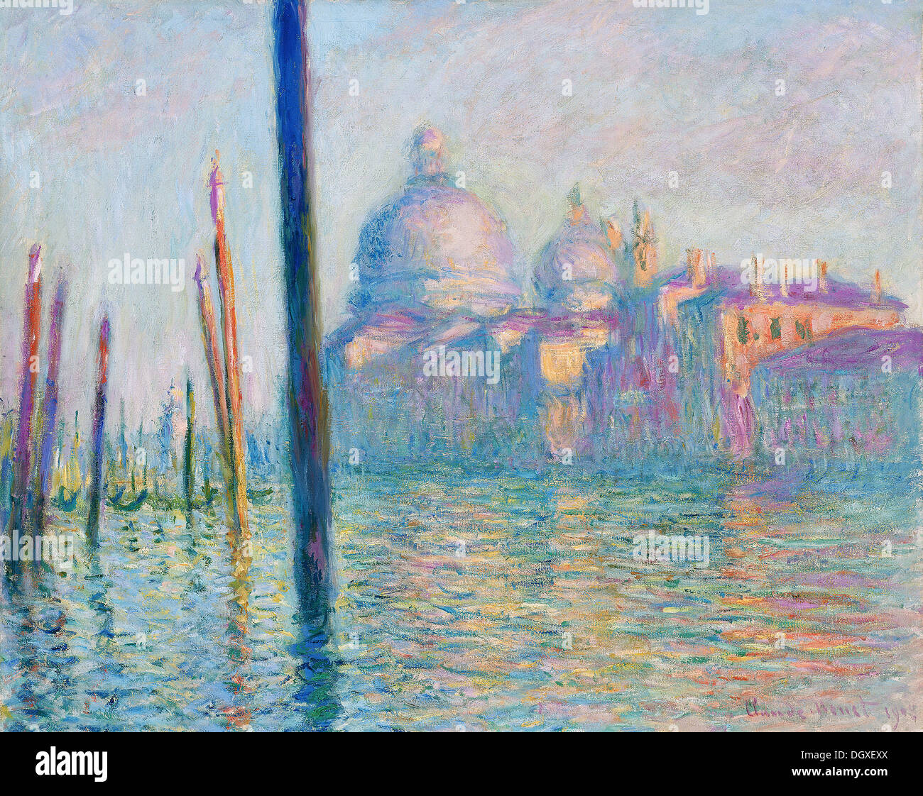 Grand Canal, Venise - par Claude Monet, 1908 Banque D'Images