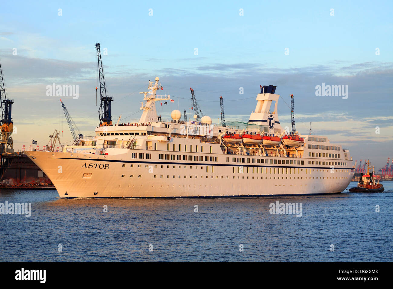 Saisie de navire de croisière 'Astor', Jours de Croisière, 17 - 19.08.2012, port de Hambourg, Hambourg Banque D'Images