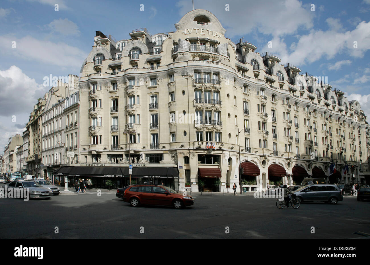Hôtel Lutetia, Boulevard Raspail, Saint-Germain-des-Prés, Paris, Ile de France, France, Europe Banque D'Images