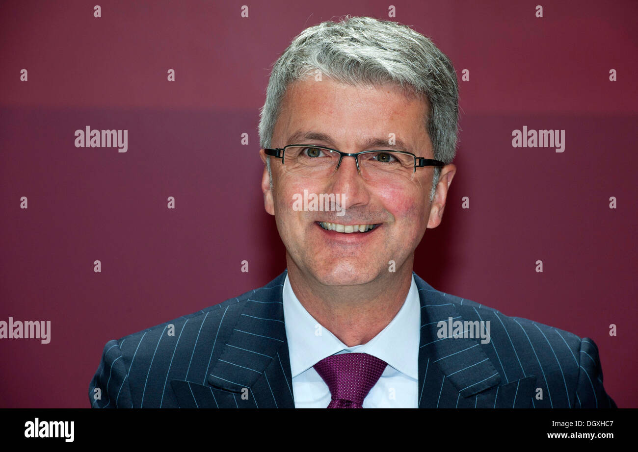 Rupert Stadler, président d'Audi AG, à la conférence de presse, Banque D'Images