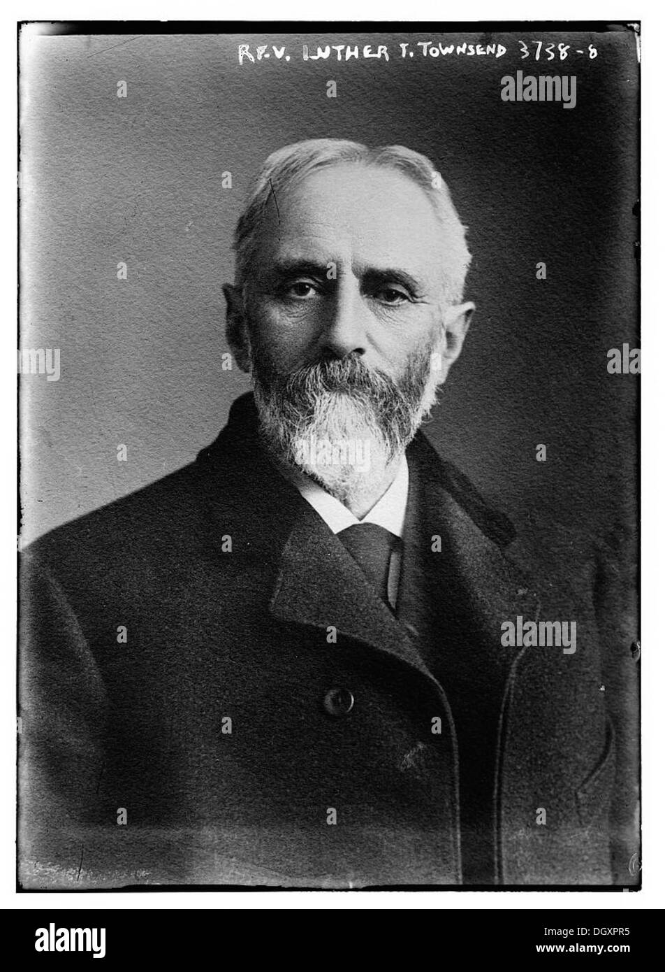 Le révérend Luther T. Townsend, représenté sur une photographie de la Bibliothèque du Congrès, était un membre influent du clergé à Boston. Son portrait souligne son rôle dans la vie religieuse et la théologie à son époque. Banque D'Images