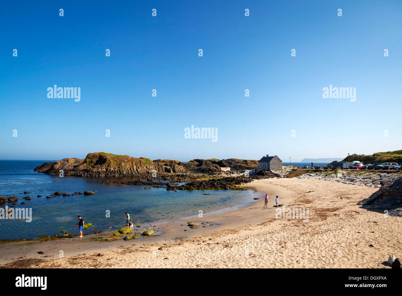 Ballintoy, co Antrim, en Irlande du Nord Banque D'Images