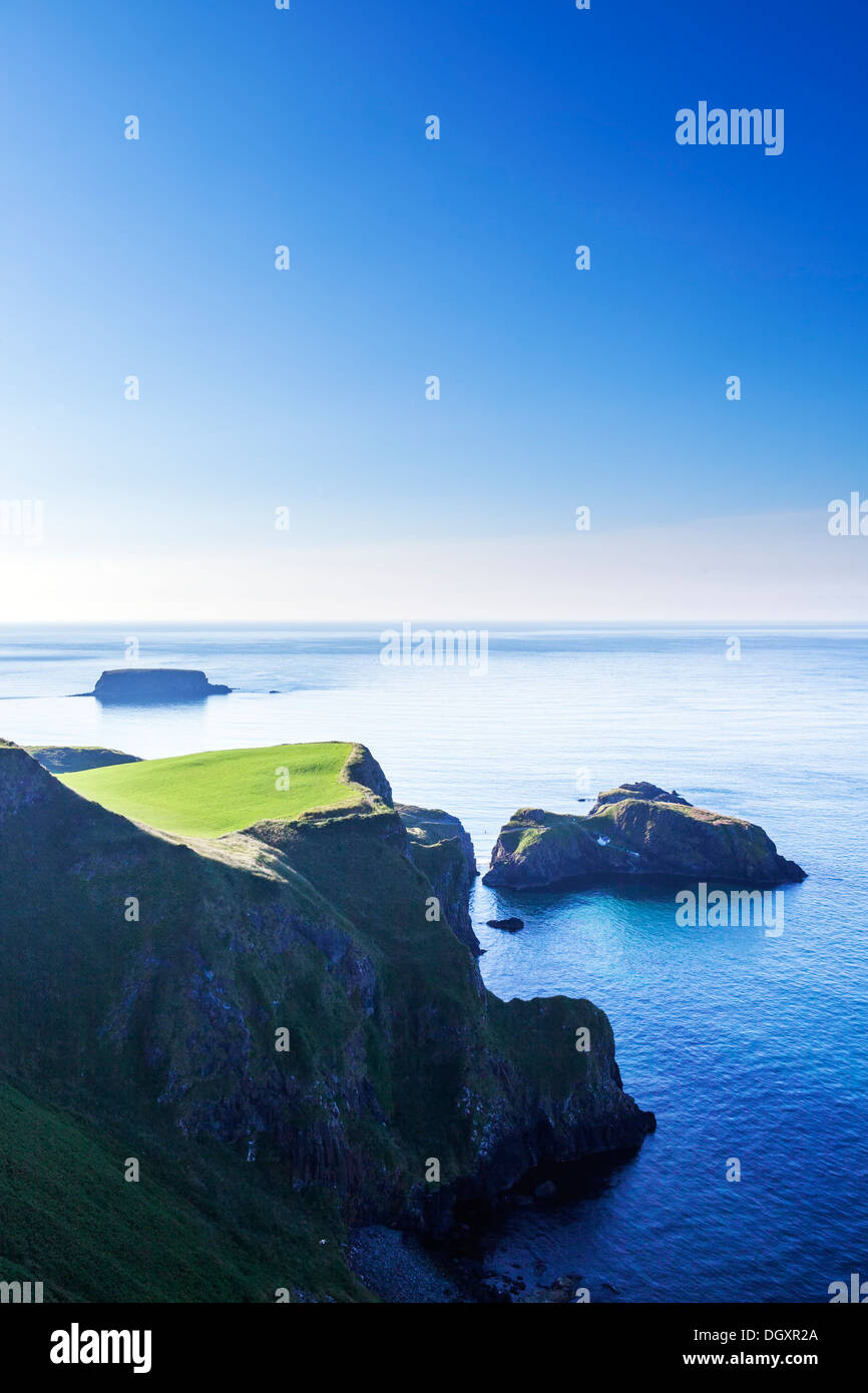 Carrick-a-Rede, co Antrim, en Irlande du Nord Banque D'Images