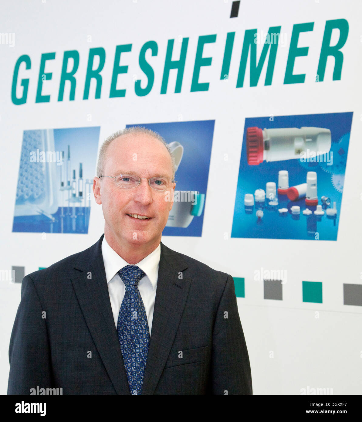 Hans-Juergen Wiecha, Directeur financier, directeur financier de Gerresheimer AG, fournisseur de solutions d'emballage et des systèmes fabriqués à partir de Banque D'Images