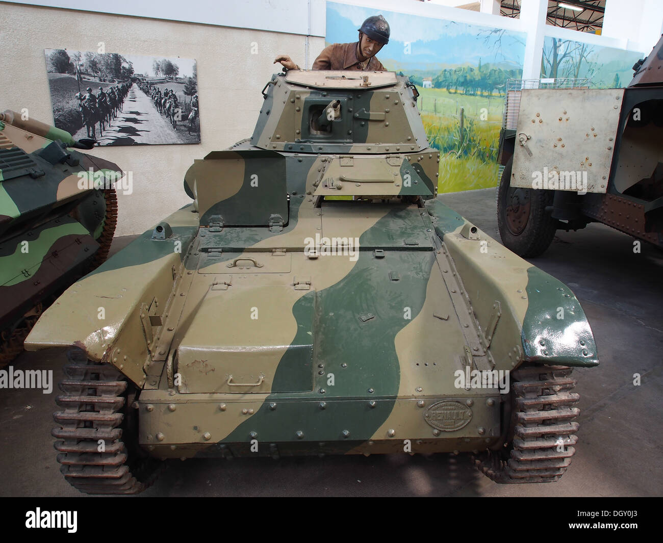 Renault AMR 33, des chars dans le tank museum, Saumur, France, pic-1 Banque D'Images