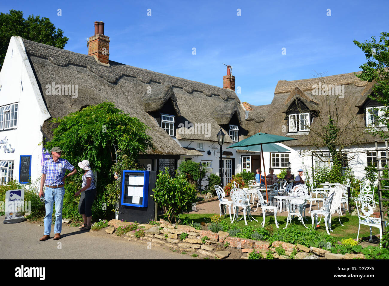 Staithe 'N' Willow Restaurant, rue Basse, Horning, Norfolk Broads, Norfolk, Angleterre, Royaume-Uni Banque D'Images