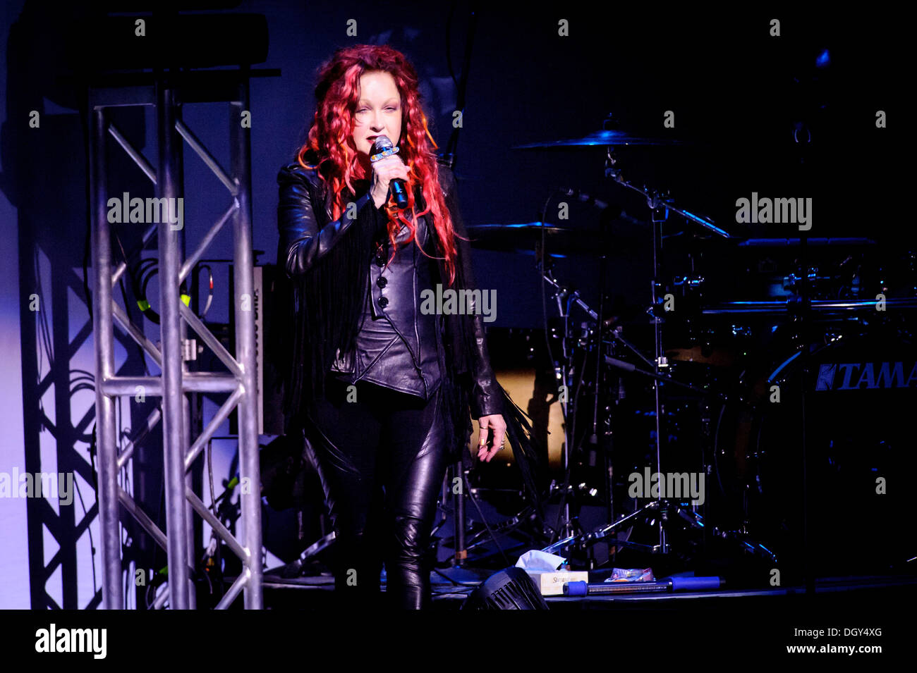 Toronto, Ontario, Canada. 27 Oct, 2013. La chanteuse américaine Cyndi Lauper effectuée sold out show historique, à Massey Hall à Toronto. /ZUMAPRESS.com/Alamy Vidyashev © Igor Live News Banque D'Images