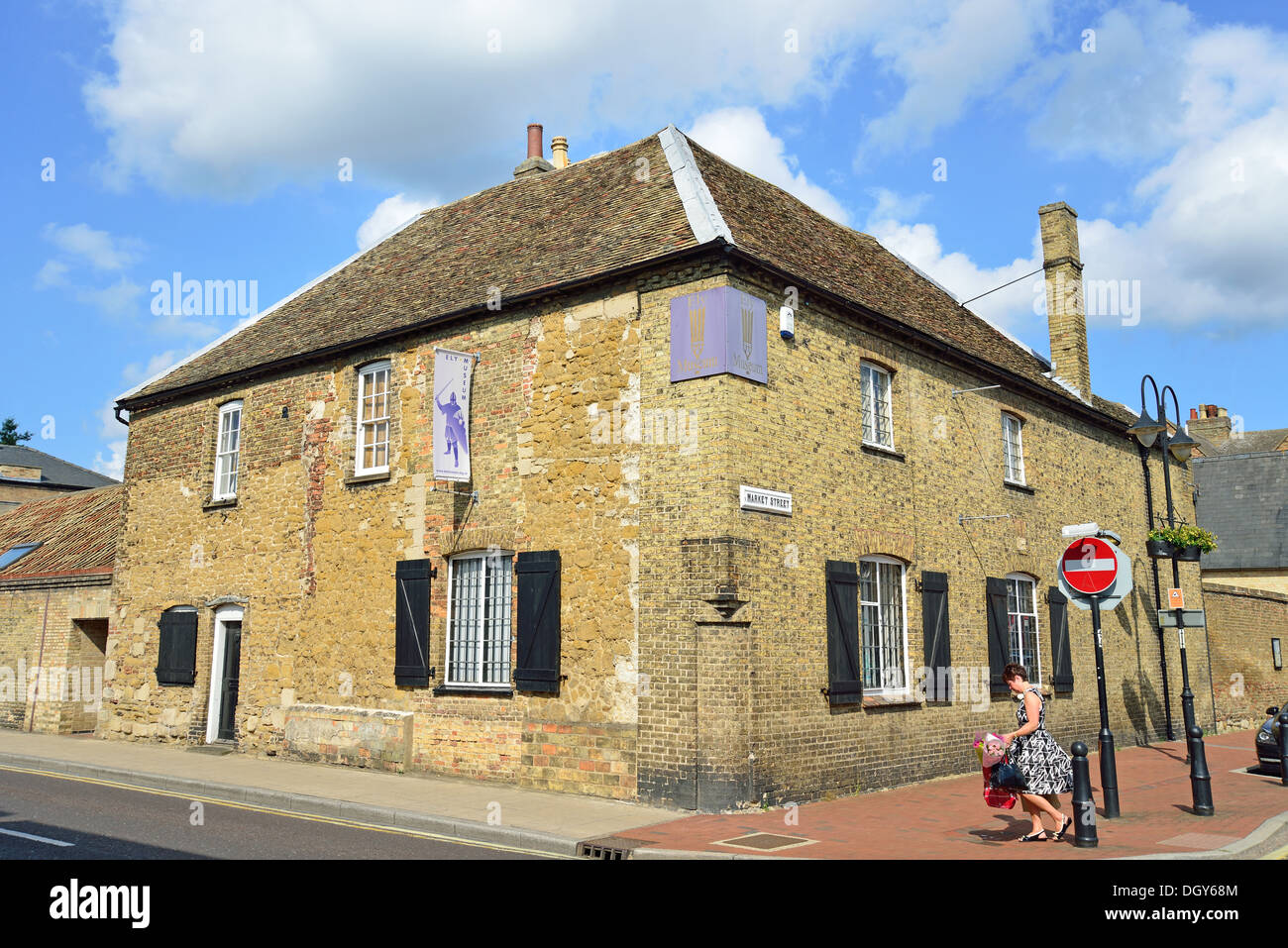 Ely Museum, rue Market, Ely, Cambridgeshire, Angleterre, Royaume-Uni Banque D'Images
