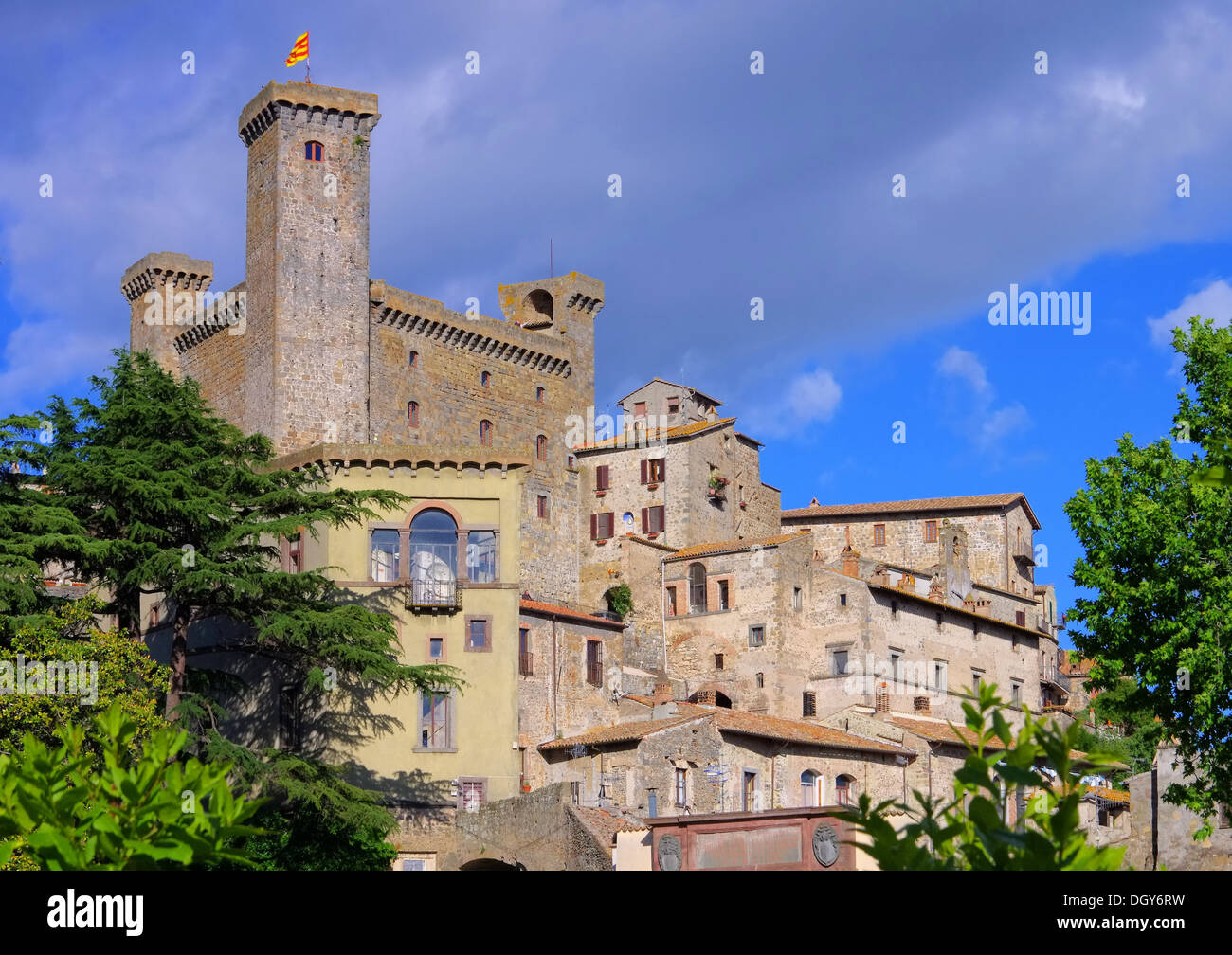 Bolsena Burg - Bolsena château 05 Banque D'Images