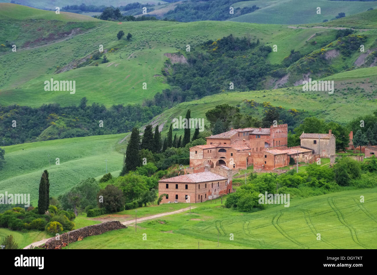 Toskana Dorf - Toscane village 07 Banque D'Images