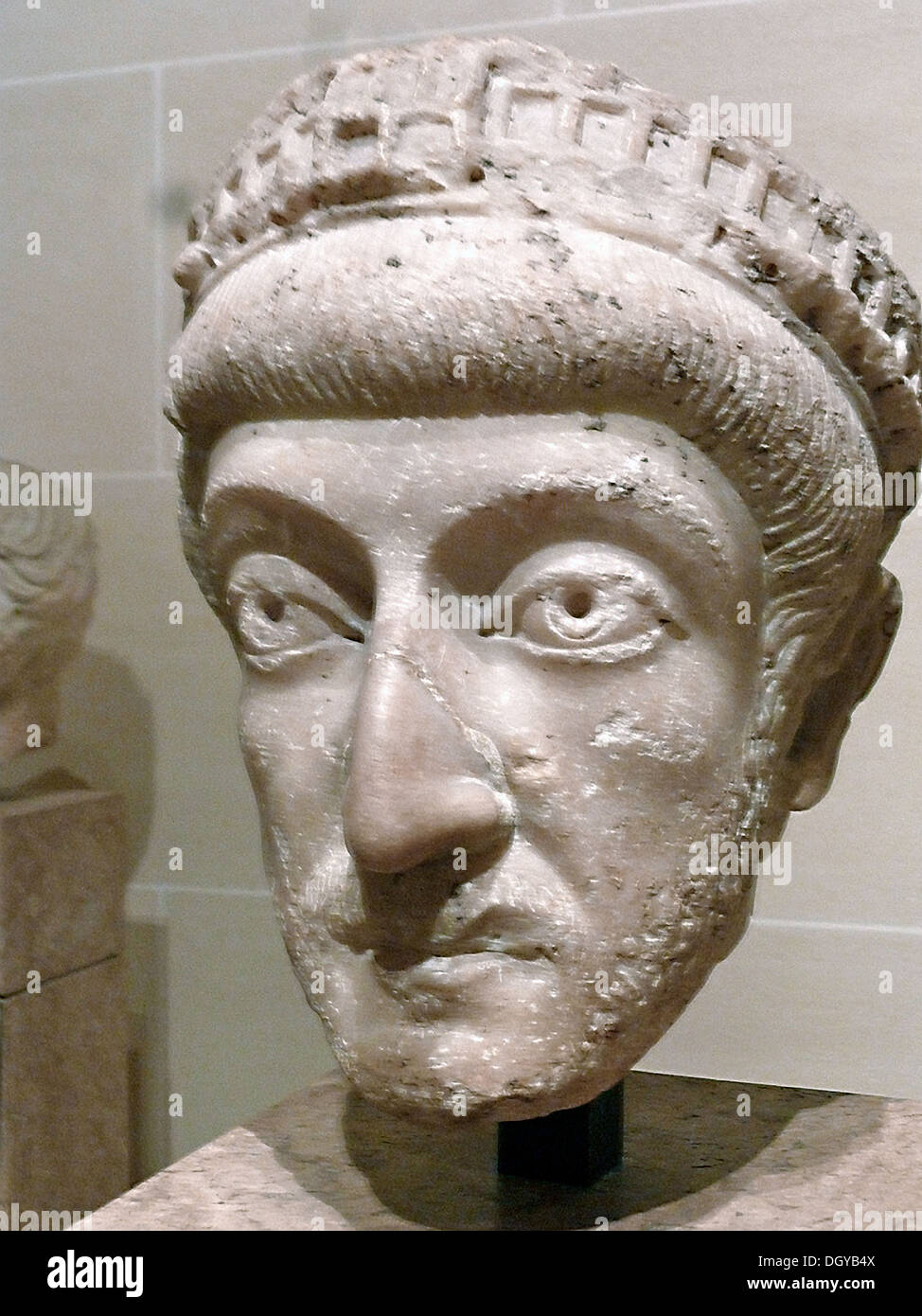 5552. Théodose II. L'empereur byzantin de 408 à 450 dans la région de Costantinople. Banque D'Images
