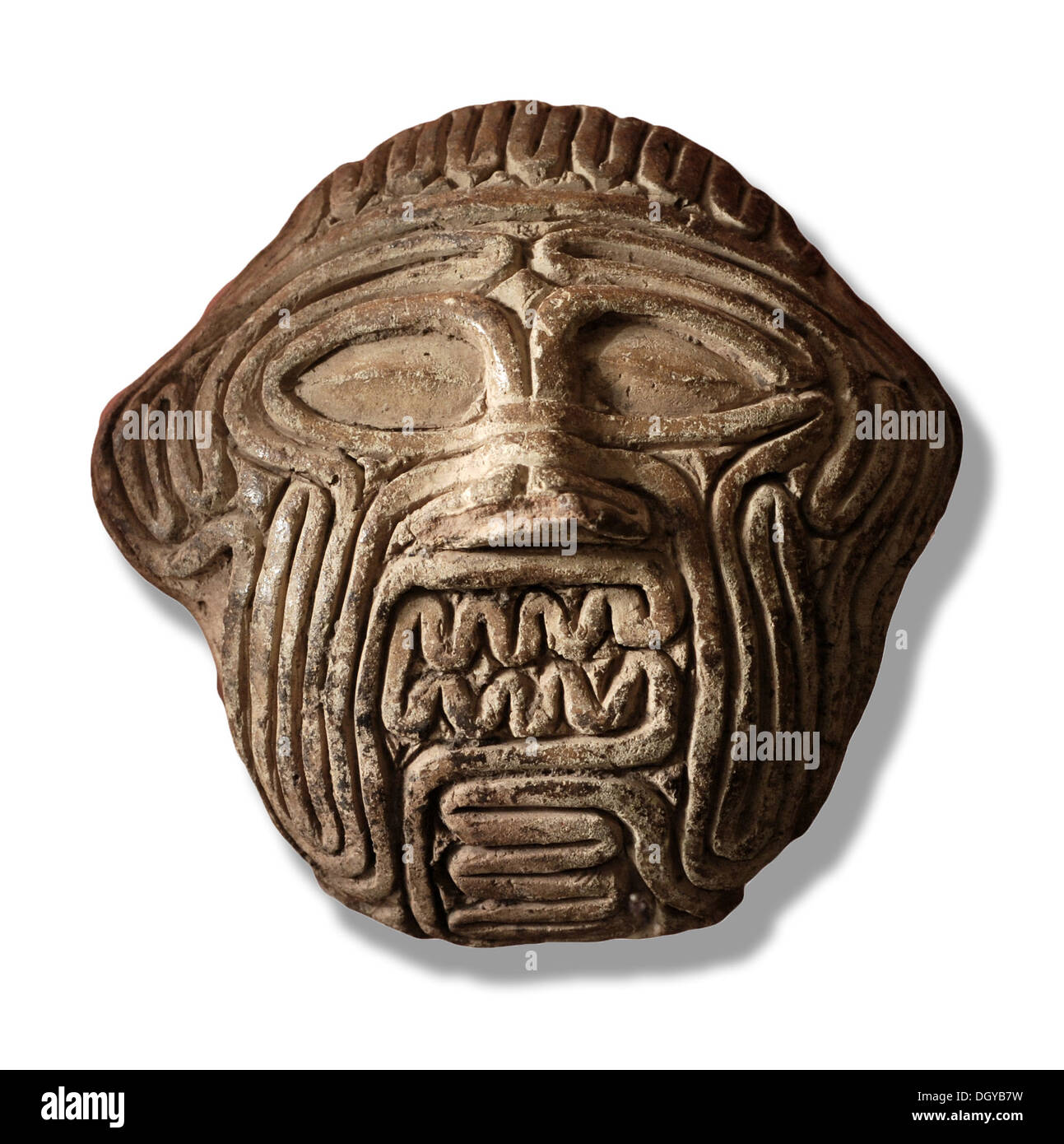 5604. Le démon Humbaba, ou un monstre Huwawa assyrien Banque D'Images