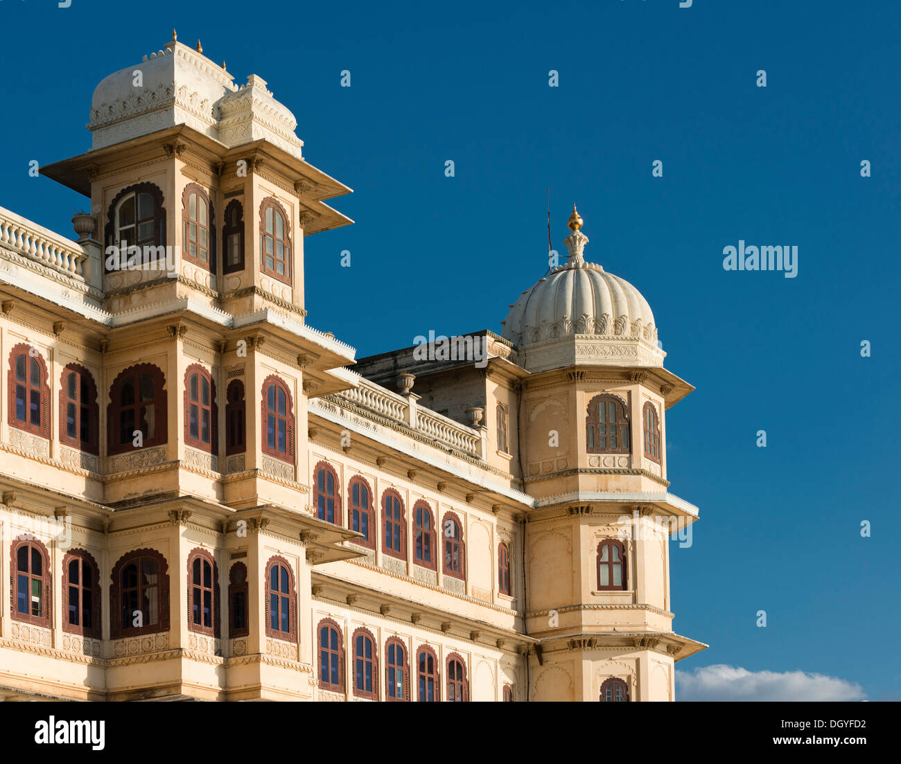 Fateh Prakash Palace Hotel, partie de la ville Palais des Maharana d'Udaipur, Udaipur, Rajasthan, Inde Banque D'Images