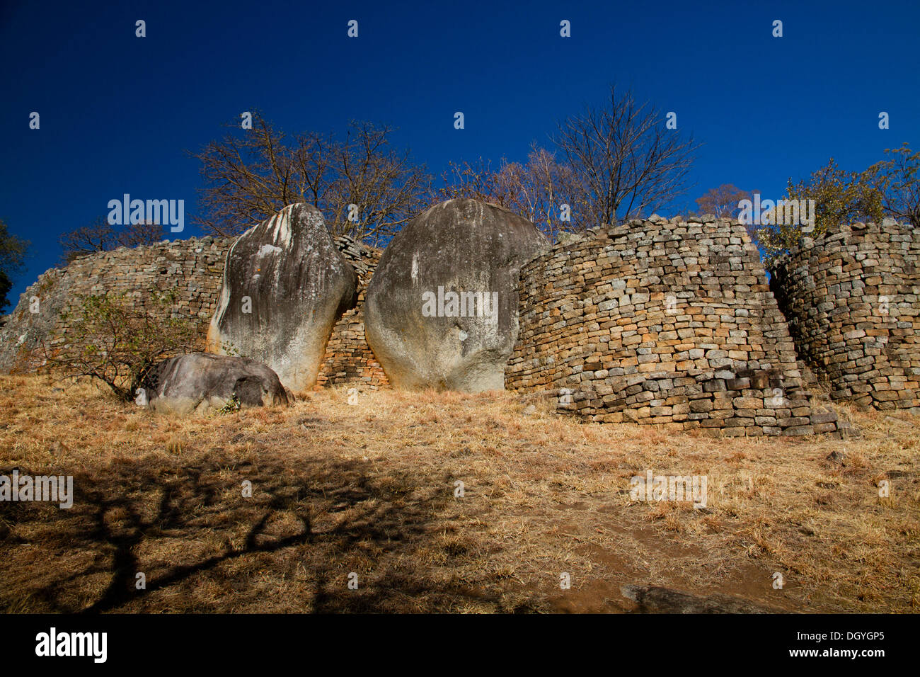 Boîtier de l'Ouest, le Grand Zimbabwe, près de Harare, Zimbabwe, Afrique du Sud Banque D'Images