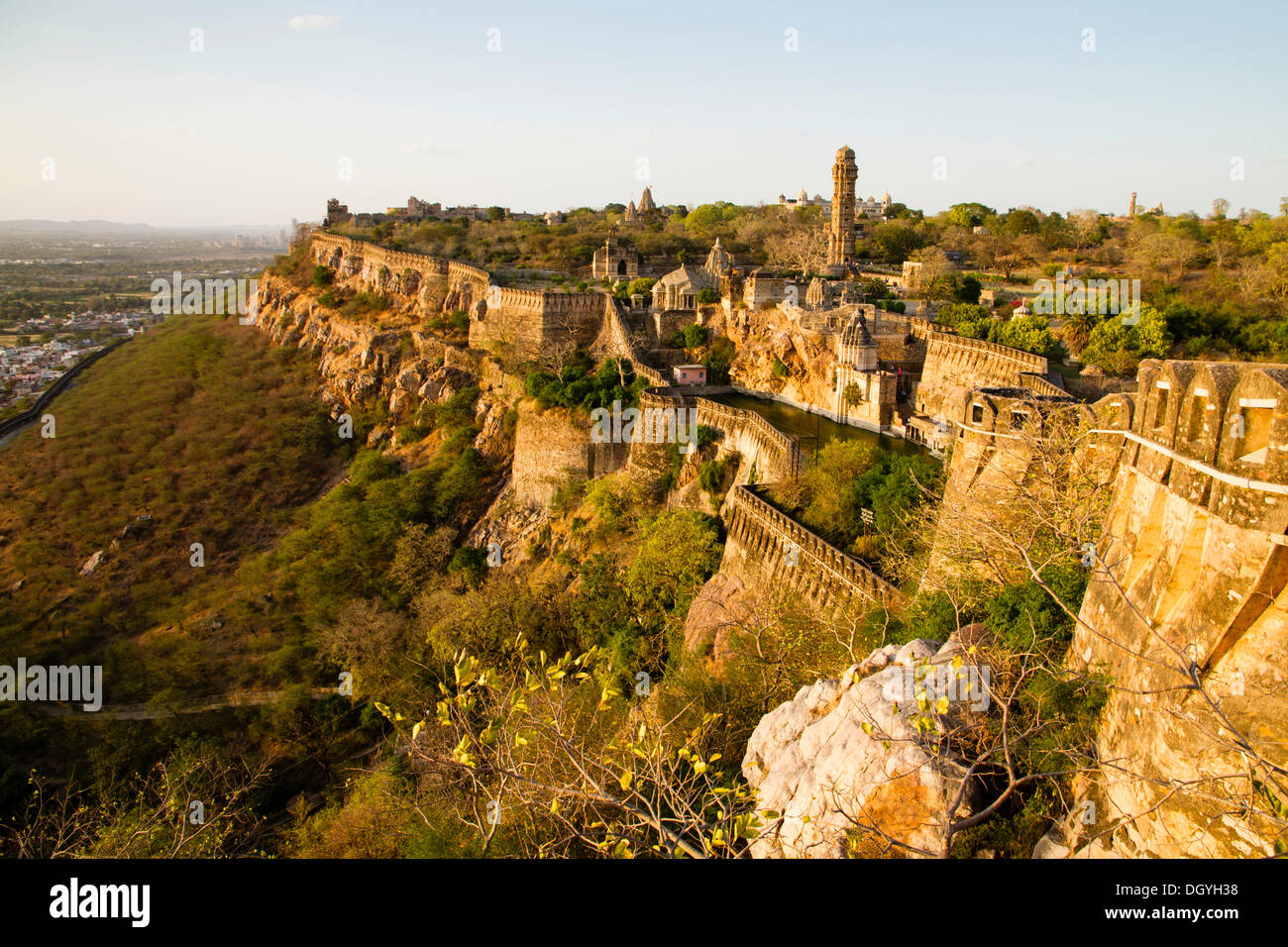 Chittorgarh Fort, Chittorgarh, Rajasthan, Inde Banque D'Images