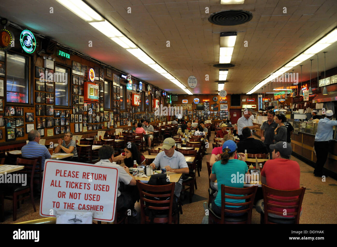 Katz's Delicatessen, east Houston street, lower east side, new york city, New York, États-Unis d'Amérique, États Unis, Amérique du Nord Banque D'Images