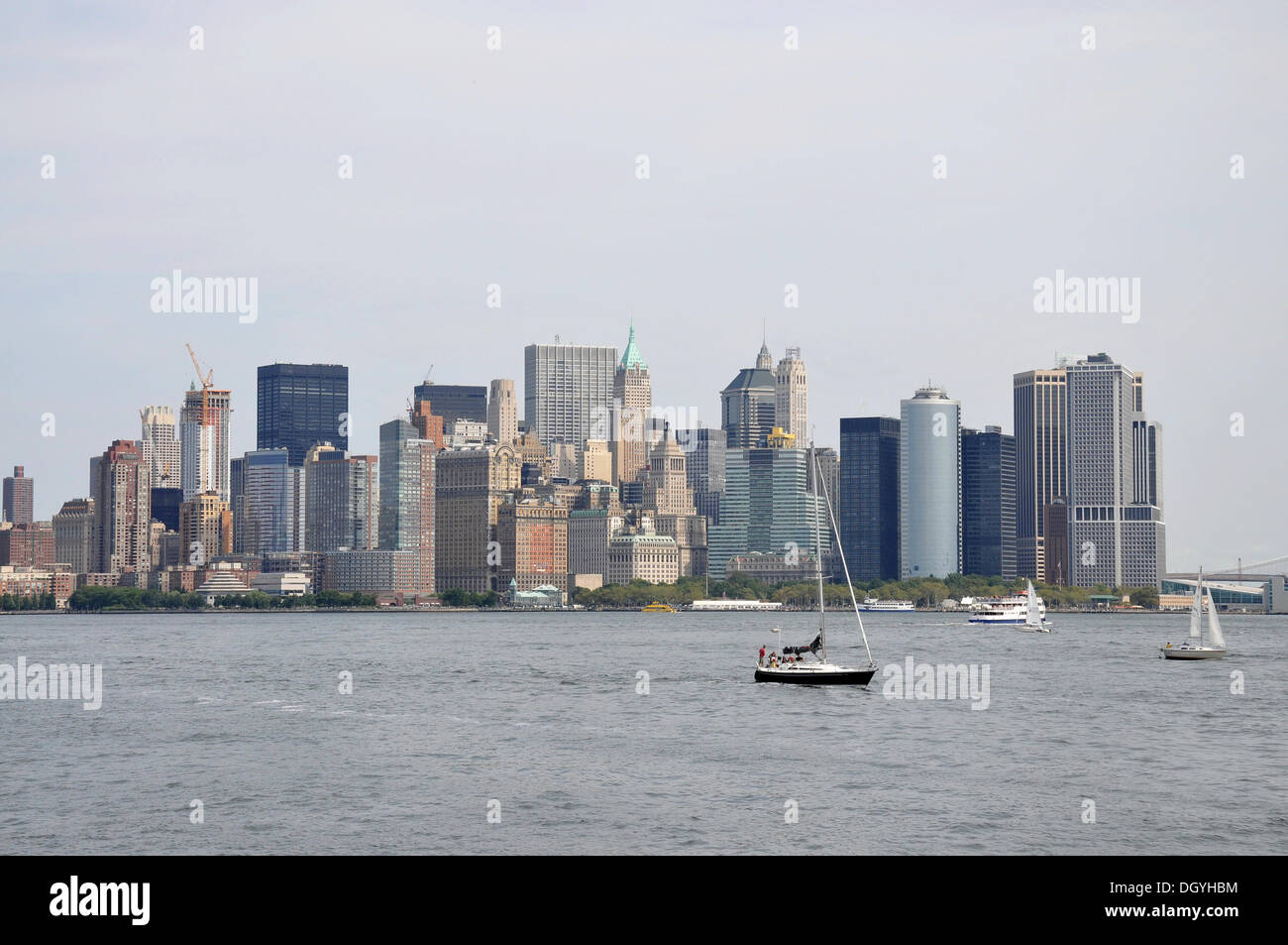 Manhattan skyline, new york city, New York, USA, États-Unis d'Amérique, Amérique du Nord Banque D'Images