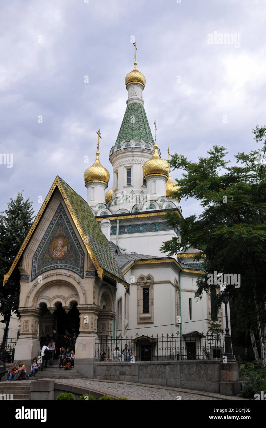 La fédération de l'église de st. Nicolas, Sofia, Bulgarie, Europe Banque D'Images