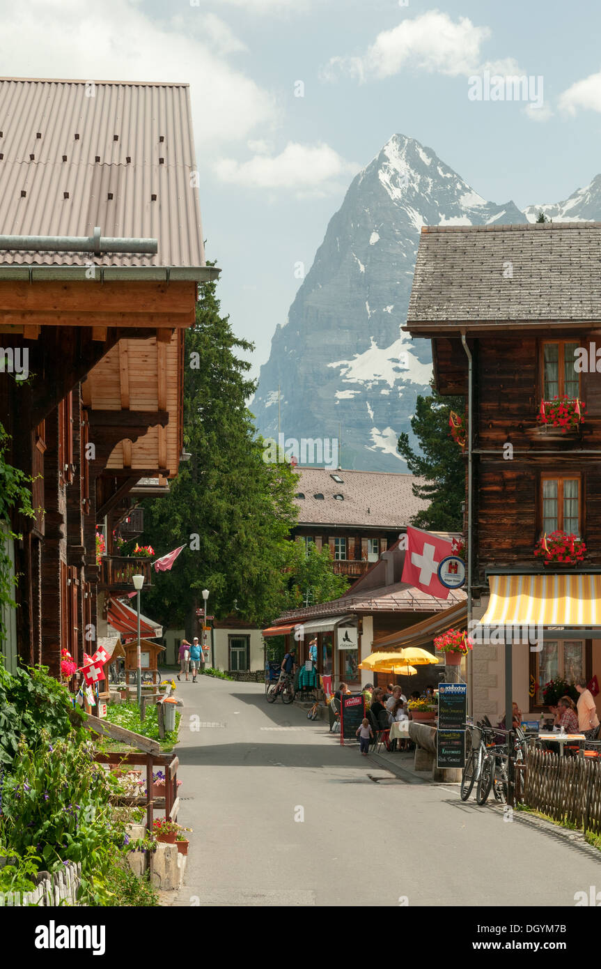 De l'Eiger Murren, Suisse Banque D'Images