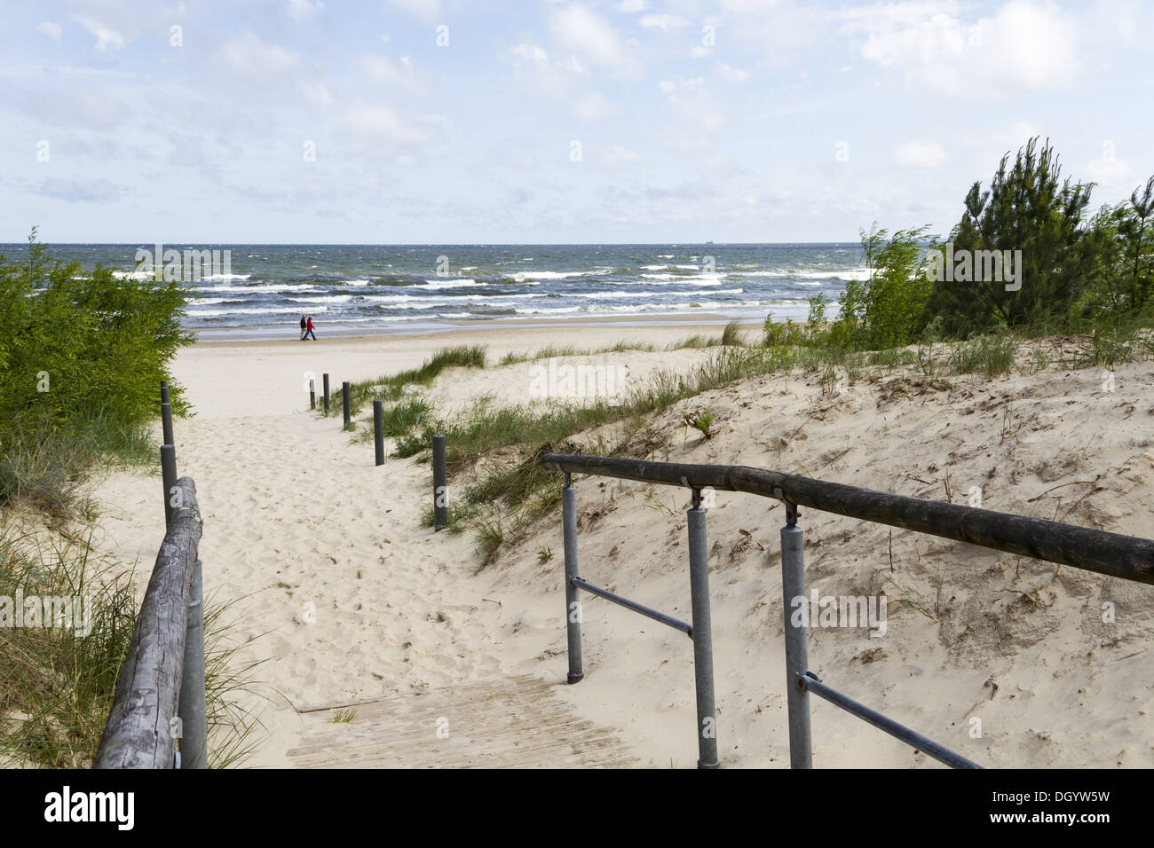 Chemin de la plage Banque D'Images