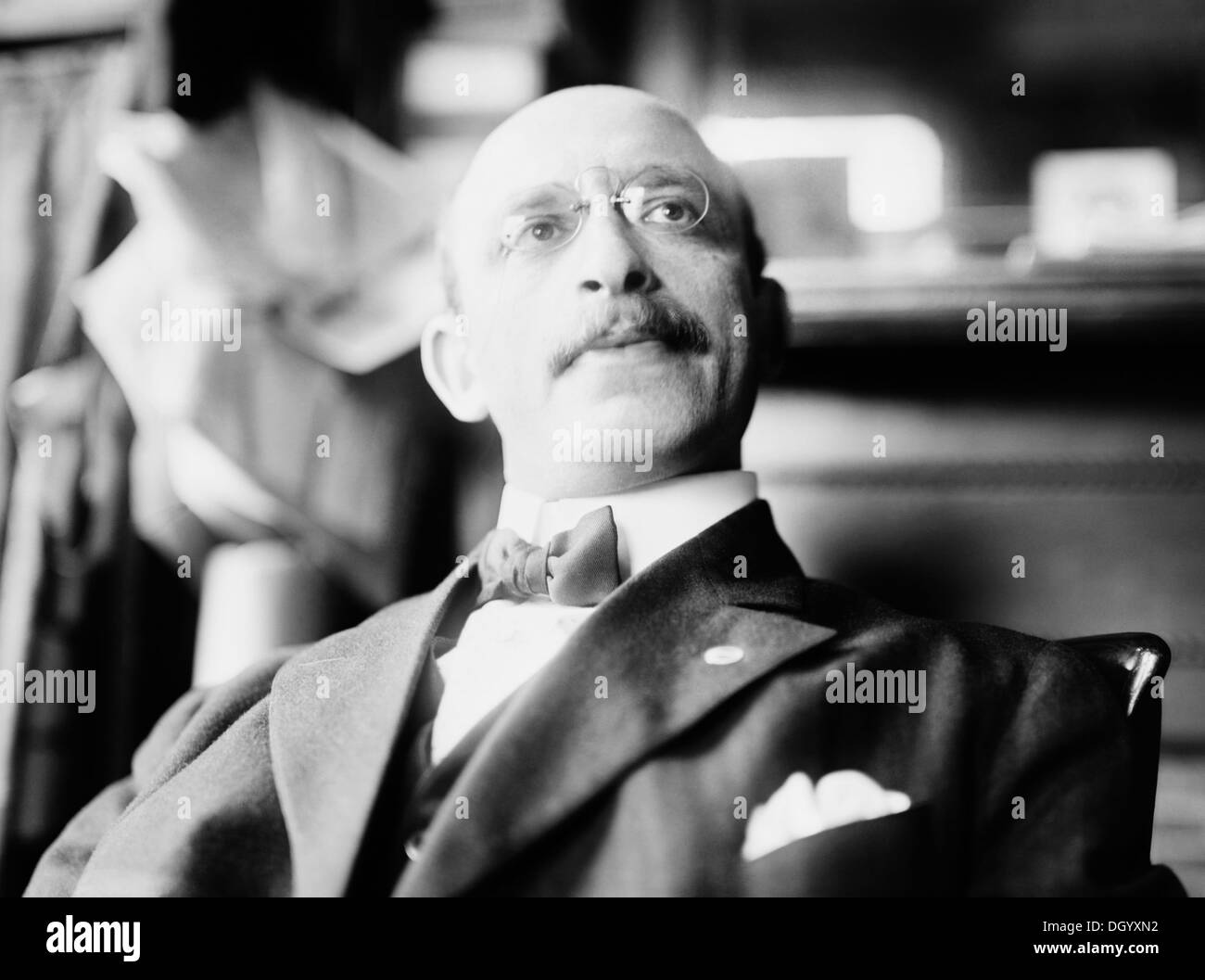 Photo vintage de l'anarchiste et auteur Alexander Berkman (1870 – 1936). Photo non datée par bain News Service. Banque D'Images