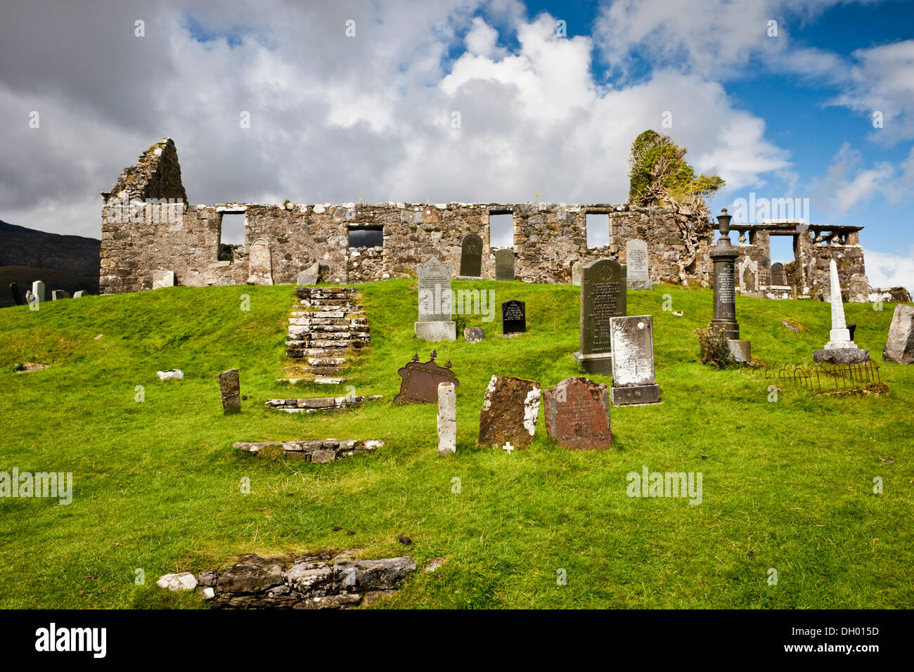 Vieux cimetière, île de Skye, Ecosse, Royaume-Uni Banque D'Images