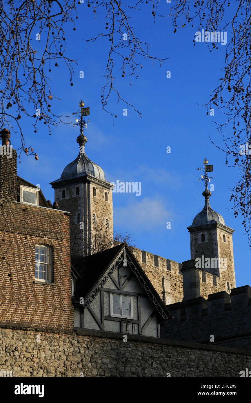 La Tour de Londres, City of London, Londres, région de London, Angleterre, Royaume-Uni Banque D'Images