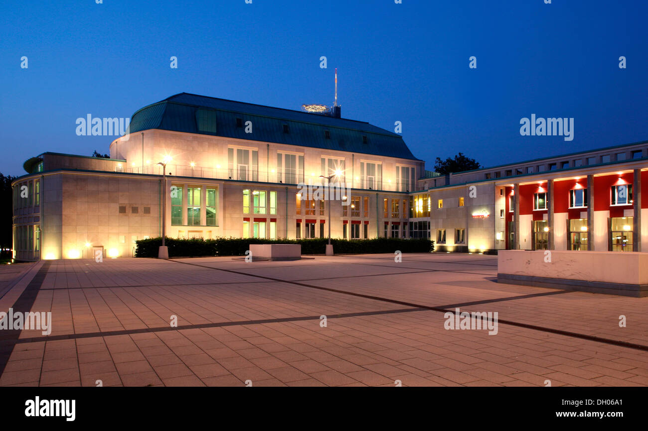 Salle couverte, Philharmonic Hall, Essen, Ruhr, Rhénanie du Nord-Westphalie Banque D'Images