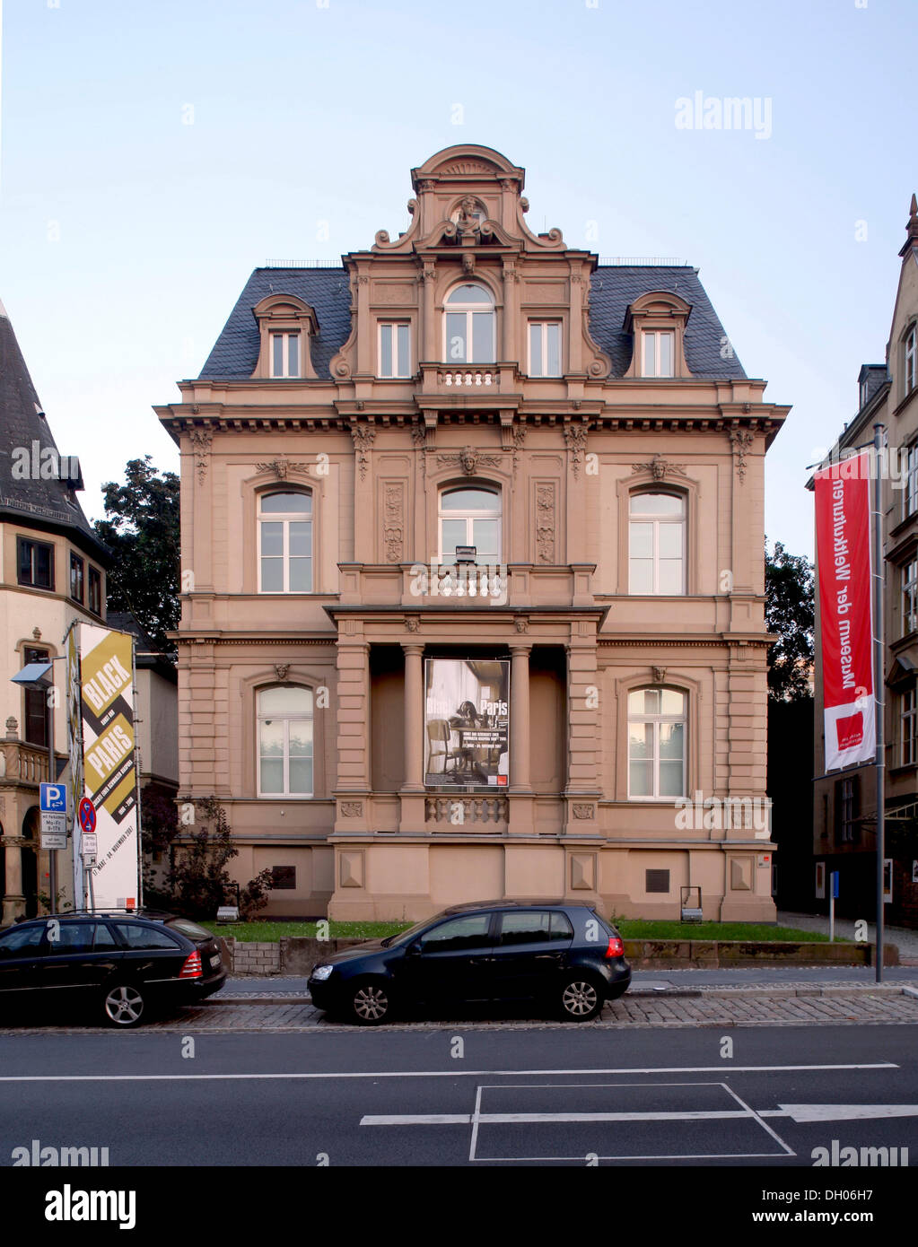 Museum der Weltkulturen, Musée ethnologique de ex-villas, Musée des Transports, Francfort, la Hesse Banque D'Images