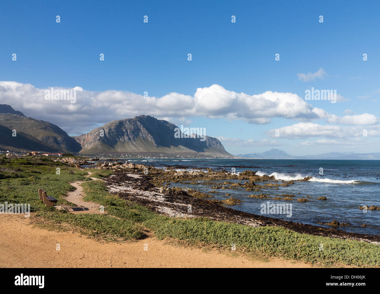 Rive rocheuse de Betty's Bay dans la région de Western Cape Afrique du Sud Banque D'Images
