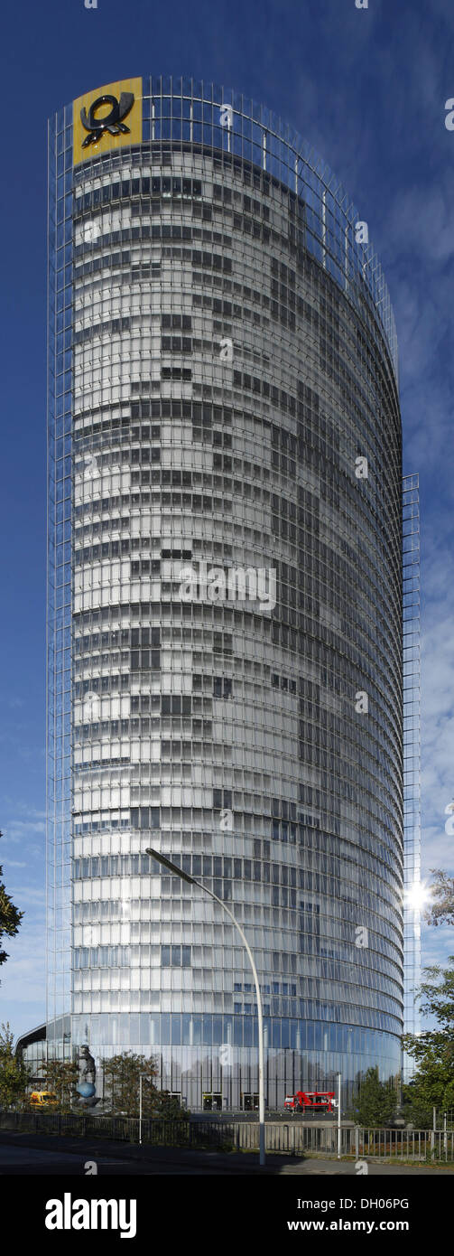 Post-Tower, Deutsche Post AG de l'administration centrale, Bonn, Rhénanie-du-Nord - Westphalie, Banque D'Images