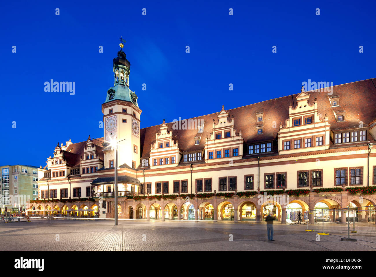Old Town Hall, Leipzig, Saxe, PublicGround Banque D'Images