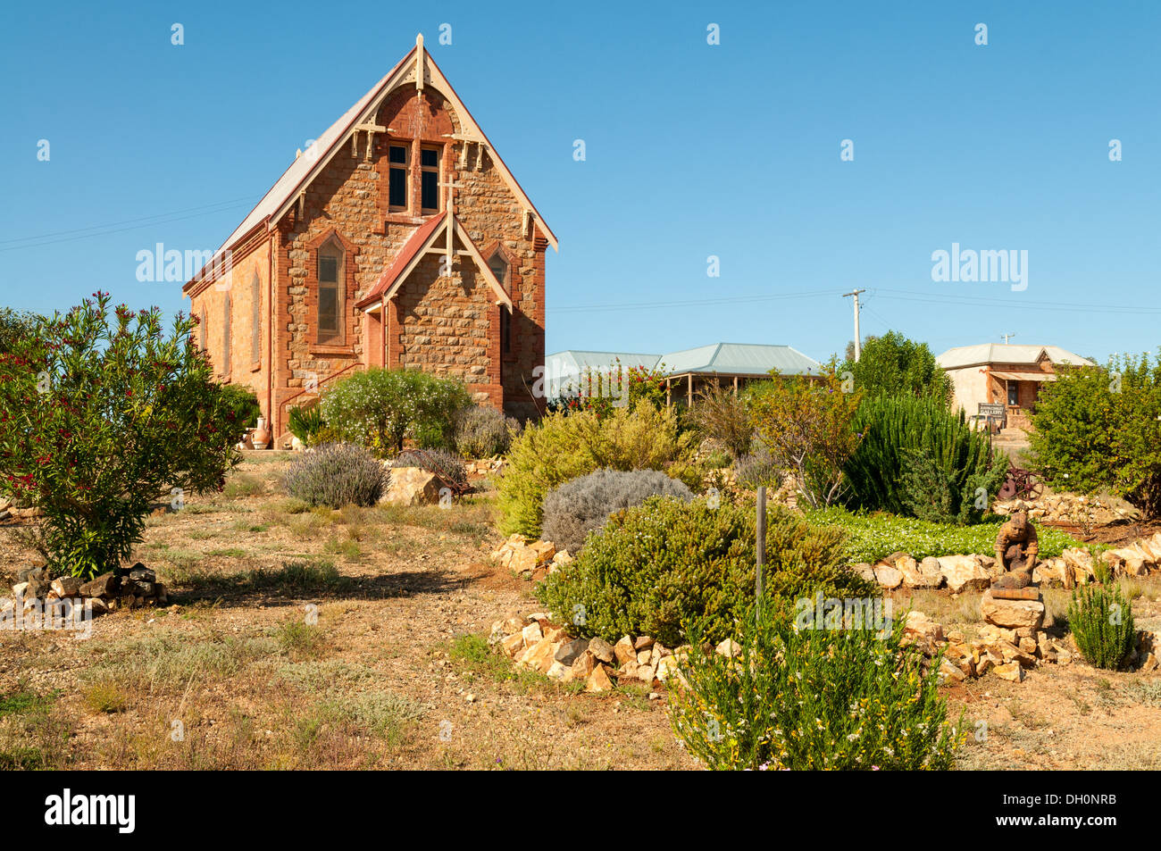 L'église catholique St Carthage, Silverton, NSW, Australie Banque D'Images