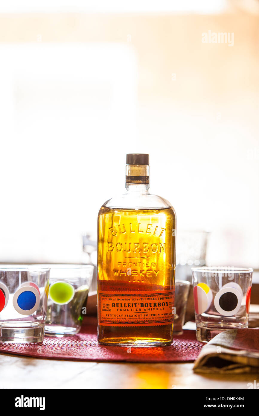 Bulleit Bourbon whiskey Banque D'Images