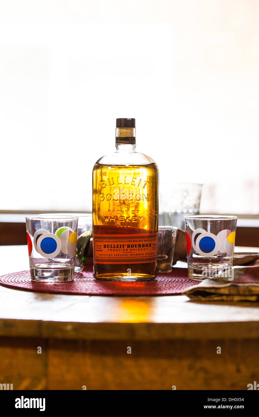 Bulleit Bourbon whiskey Banque D'Images