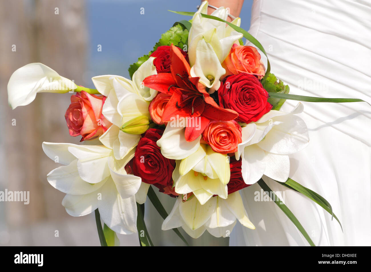 Bouquet de mariée Banque D'Images