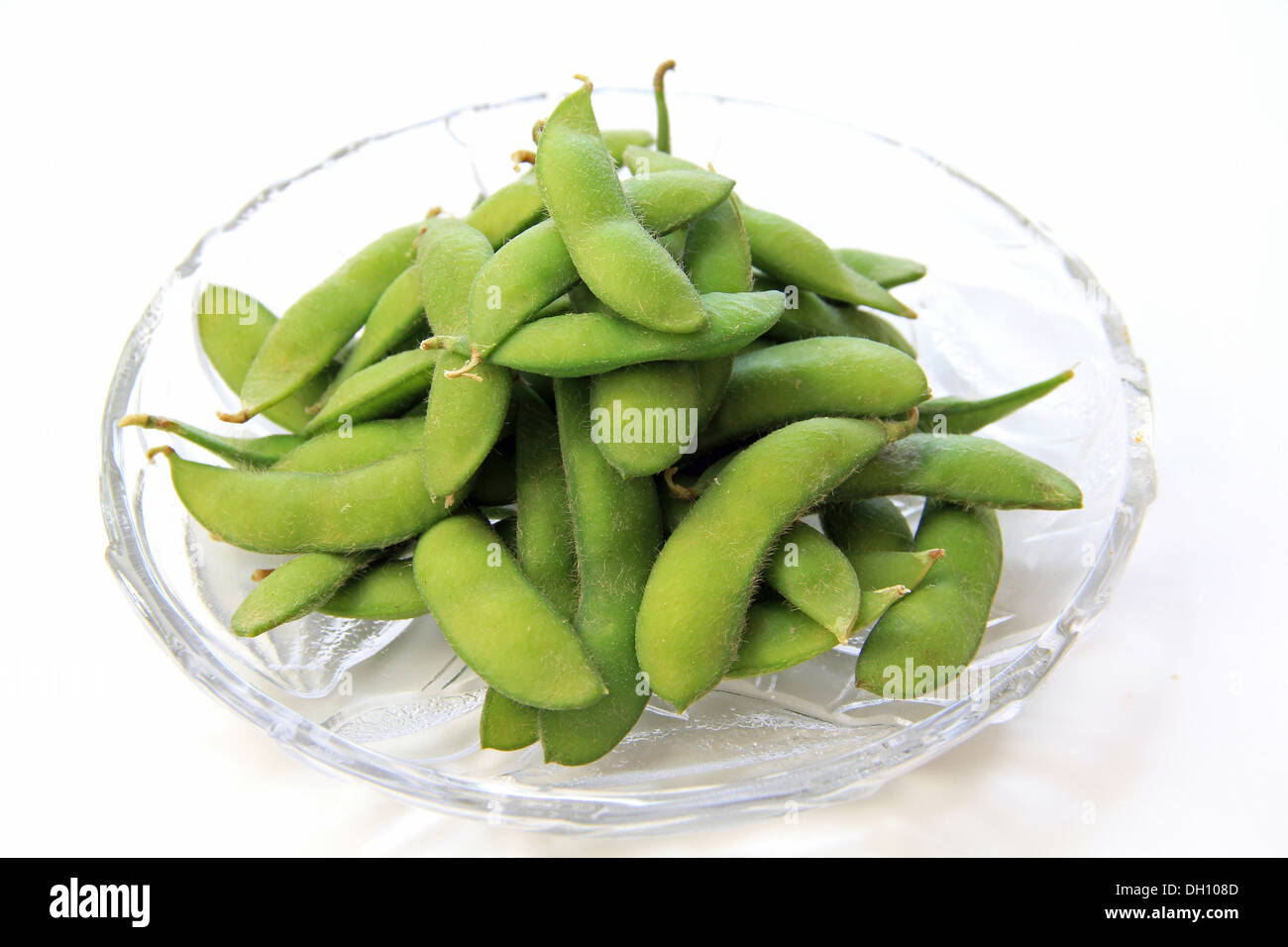 Haricots de soja bouilli) Banque D'Images