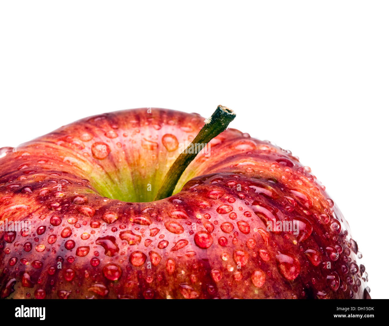 Juicy apple en goutte d'eau Banque D'Images