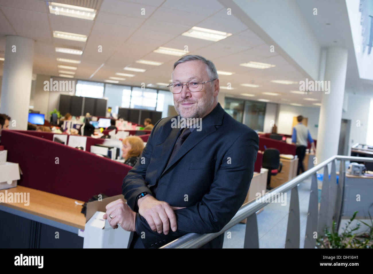 Le Centre d'imagerie du cancer à l'Université de Manchester Centre d'imagerie moléculaire Wolfson. Le professeur Alan Jackson 23/10/13 Banque D'Images