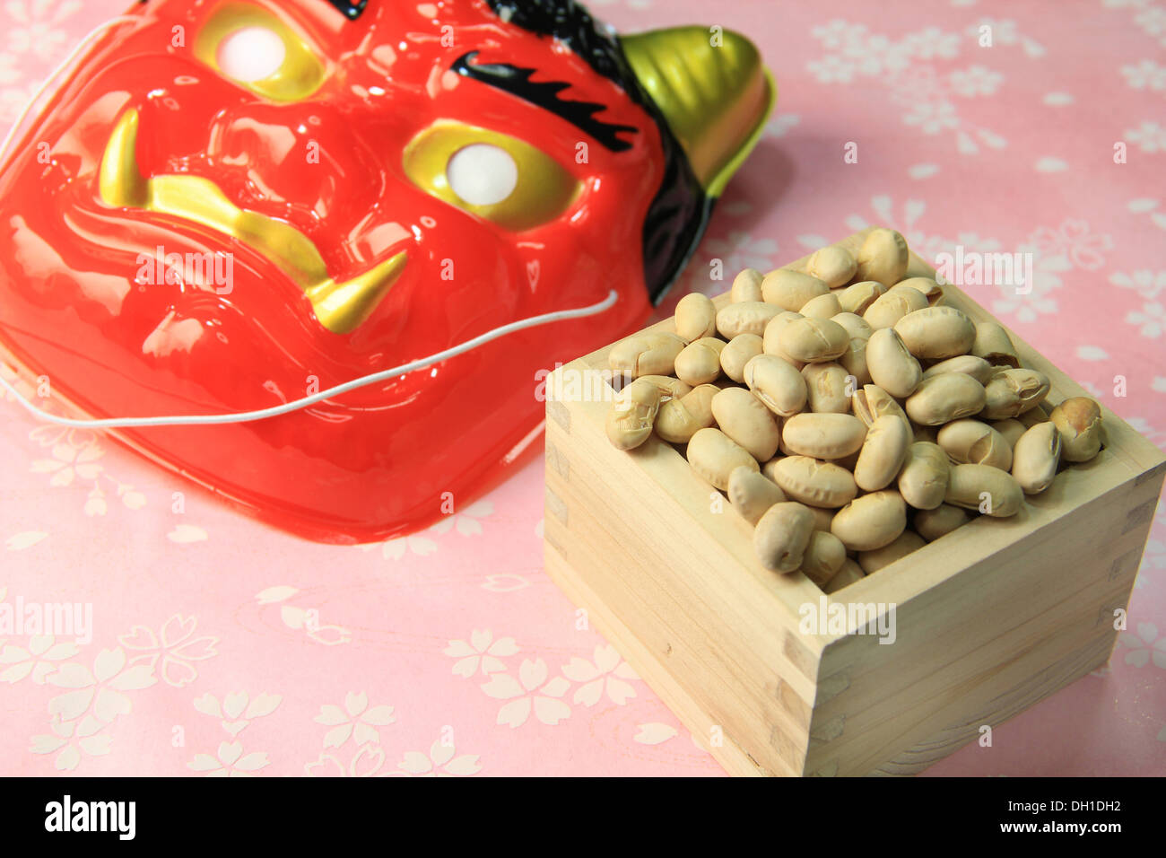 Setsubun Bean (festival de pierres) Banque D'Images